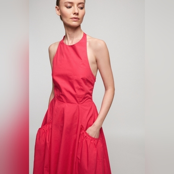 SWF Pink Racer Midi Dress - Picture 2 of 8